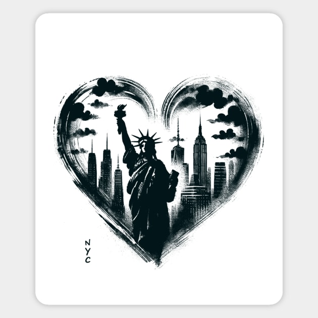 New York City Magnet by CreativeSage
